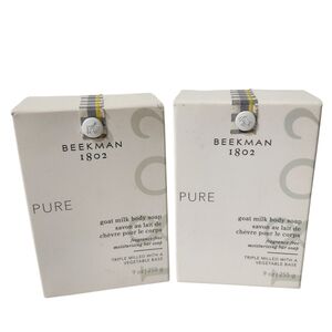 NEW Beekman 1802 Pure Goat Milk Soap - TWO 9 Ounce Bars